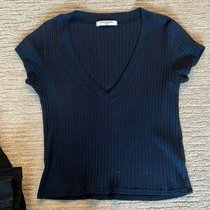 Perfectwhitetee navy shirt.